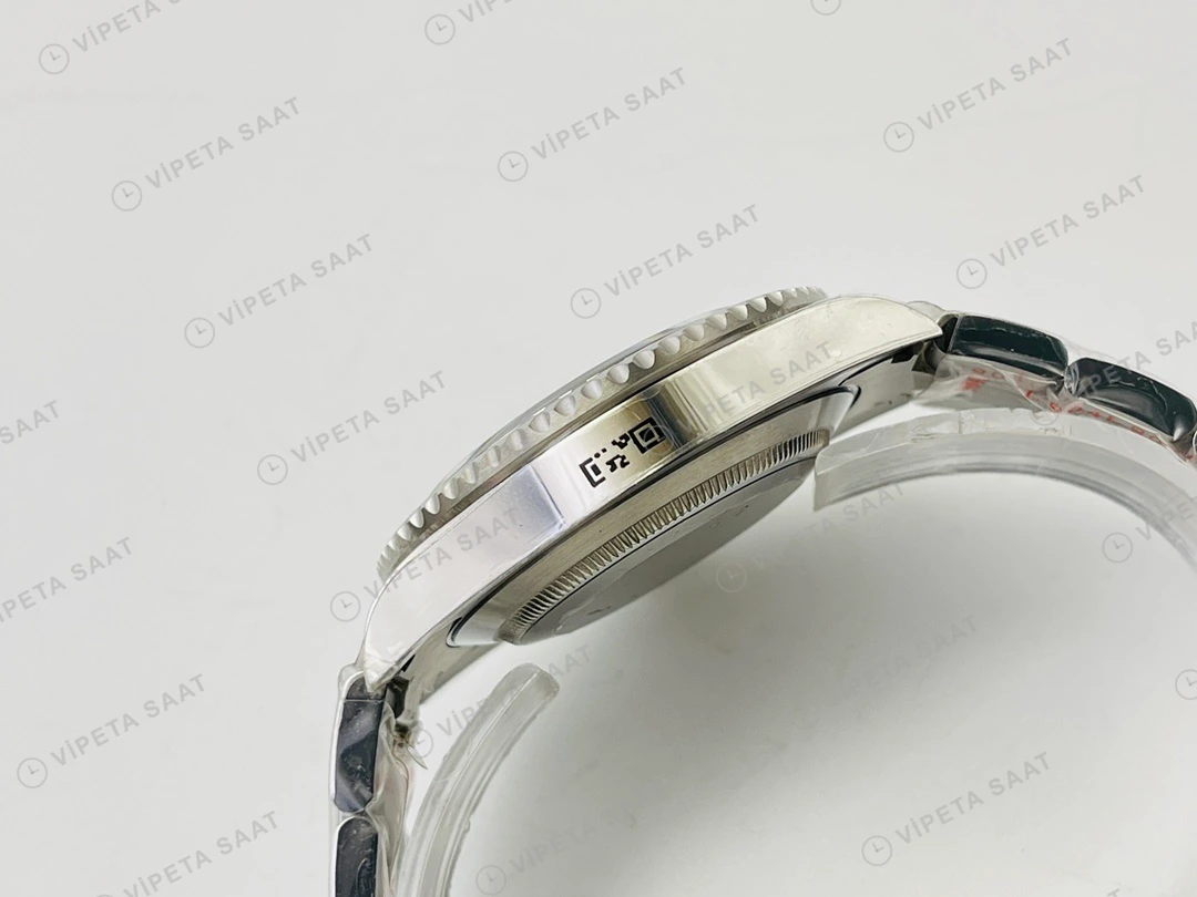 Rolex GMT-Master II Siyah Kadran Taşlı Bezel Çelik 40mm Super Clone ETA Eta Saat detay 7