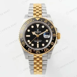 Rolex GMT-Master II 126713GRNR Bruce Wayne Gri Jubilee 3285 Super Clone ETA Saat karşıdan görünüm