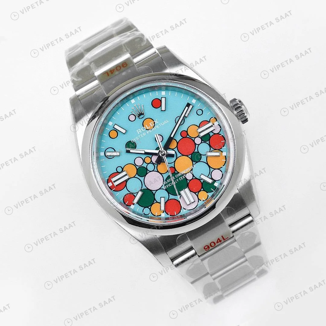 Rolex Oyster Perpetual 124300 Celebration 36mm Super Clone ETA Saat detay 5