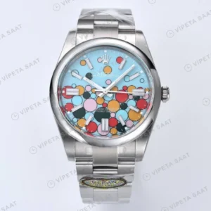 Rolex Oyster Perpetual Celebration 41mm Clean Factory Super Clone ETA Saat karşıdan görünüm