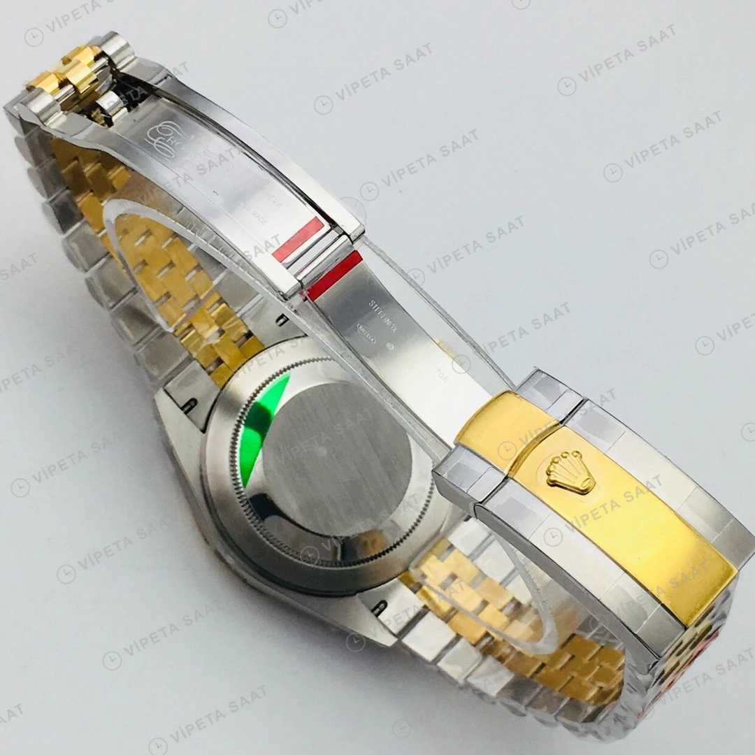 Rolex Sky-Dweller Siyah Kadran Çelik 42mm Super Clone ETA Eta Saat detay 8