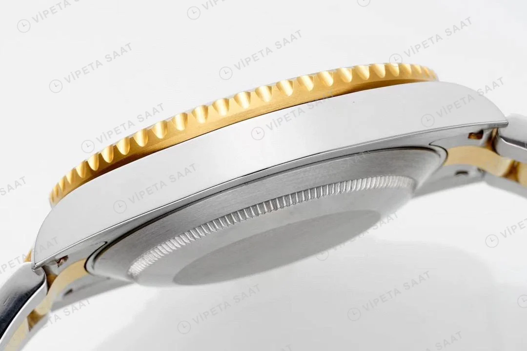 Rolex Submariner 116613LB Two-Tone Mavi 40mm Super Clone ETA Saat detay 3