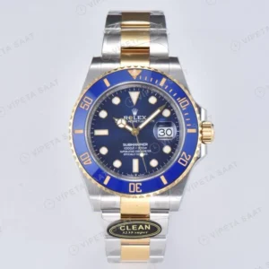 Rolex Submariner 116613LB Bluesy Mavi 40mm Clean Factory Super Clone ETA Saat karşıdan görünüm