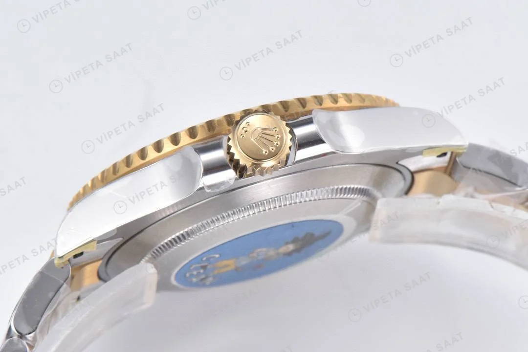Rolex Submariner 116613LB Bluesy Mavi 40mm Clean Factory Super Clone ETA Saat detay 9