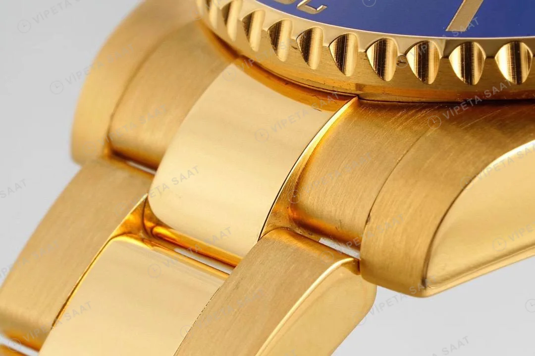 Rolex Submariner 116618LB 18K Mavi 40mm Super Clone ETA Saat yan görünüm