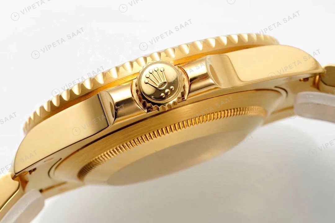 Rolex Submariner 116618LB 18K Mavi 40mm Super Clone ETA Saat detay 10