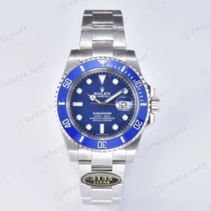 Rolex Submariner 116619LB Clean Factory Mavi Kadran 40mm 904L Clone Super Clone ETA Saat karşıdan görünüm
