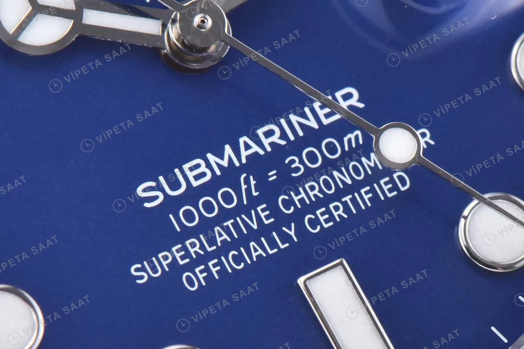 Rolex Submariner 116619LB Clean Factory Mavi Kadran 40mm 904L Clone Super Clone ETA Saat detay 6