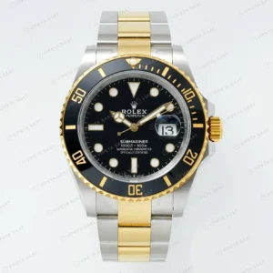 Rolex Submariner Date 126613LN Two Tone Siyah Kadran 41mm Eta Saat karşıdan görünüm
