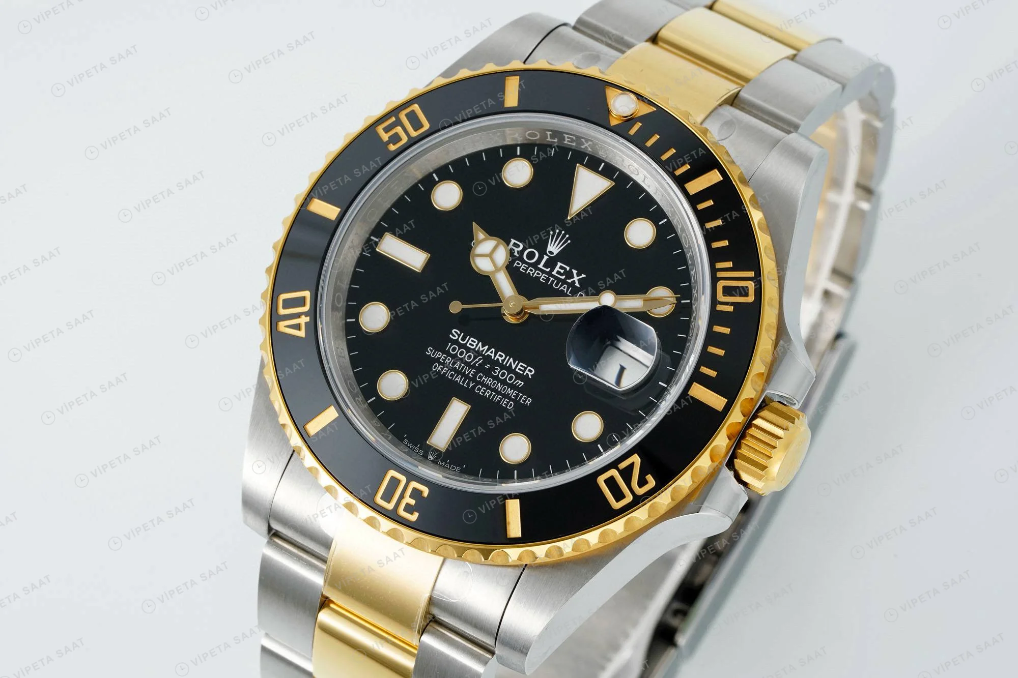 Rolex Submariner Date 126613LN Two Tone Siyah Kadran 41mm Eta Saat detay 5