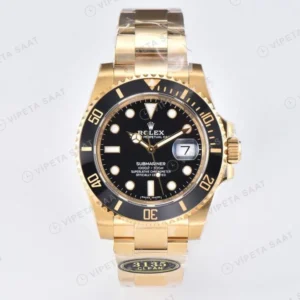 Rolex Submarıner 126618 LB Siyah Kadran Super Clone ETA Clean Factory Saat Eta Saat karşıdan görünüm