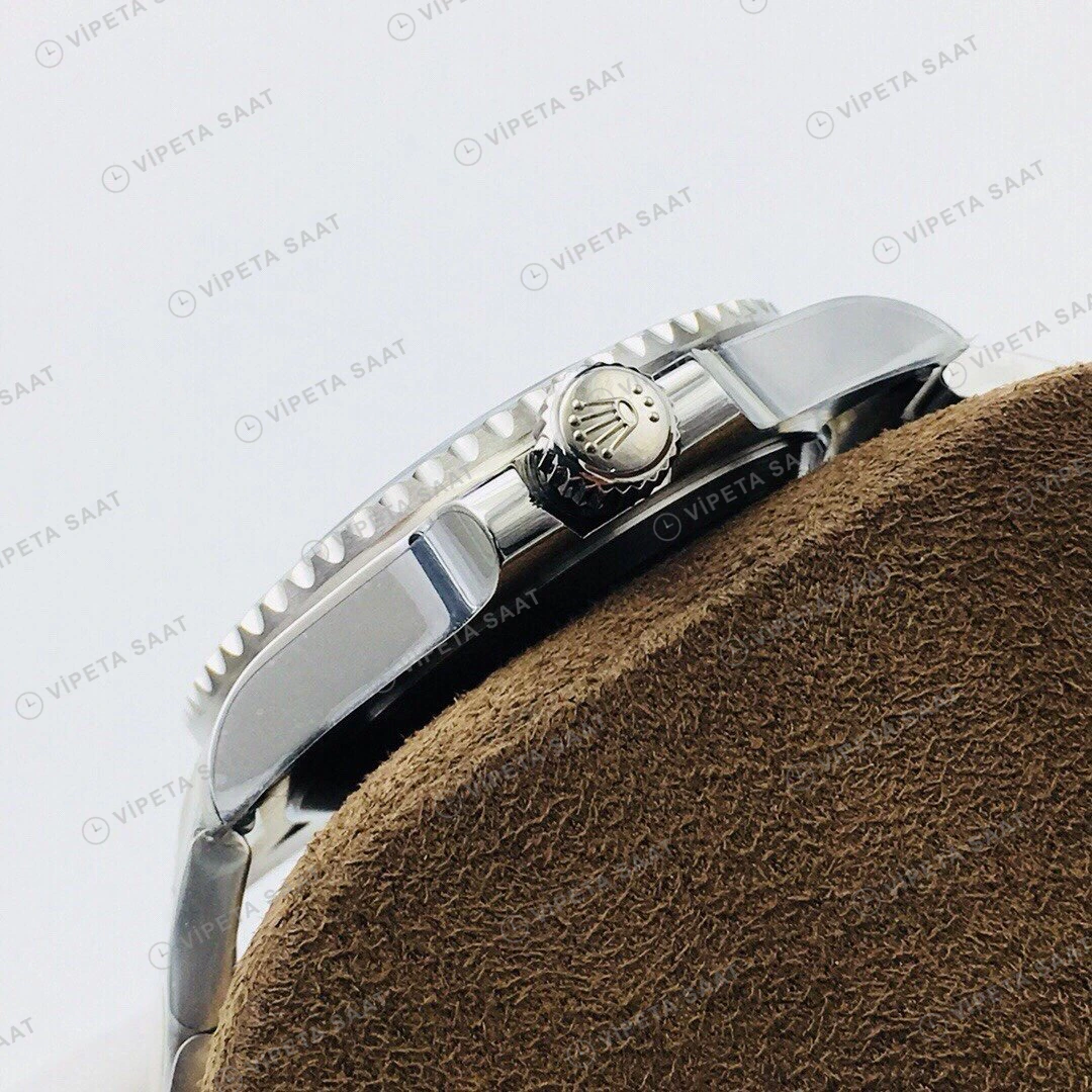 Rolex Submariner Siyah Kadran Çelik 40mm Super Clone ETA Eta Saat detay 4