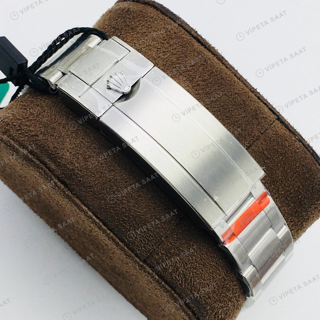 Rolex Submariner Siyah Kadran Yeşil Bezel Çelik 40mm Super Clone ETA Eta Saat detay 6