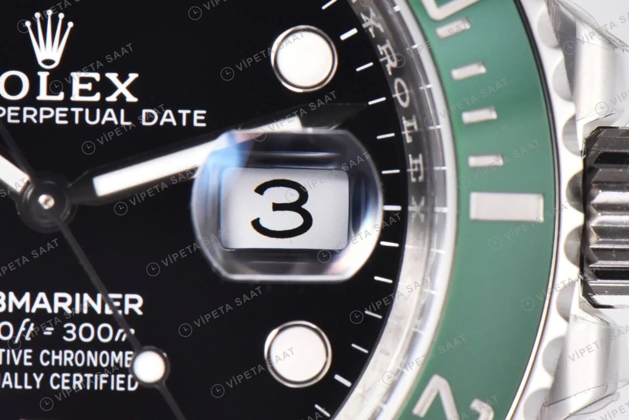 Rolex Submariner starbucks Siyah Oyster Dandong 3235 Super Clone ETA Saat yan görünüm