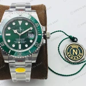 Rolex Submariner Yeşil Kadran Çelik 40mm Super Clone ETA Eta Saat detay 6