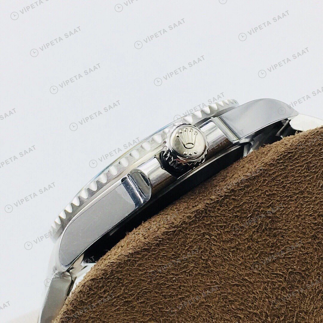 Rolex Submariner Yeşil Kadran Çelik 40mm Super Clone ETA Eta Saat detay 8