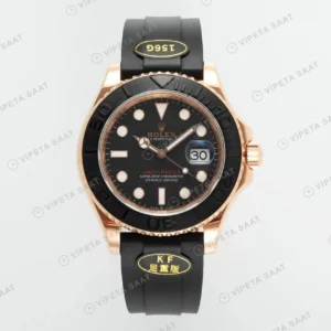 Rolex Yacht-Master 116655 Siyah 40mm Super Clone ETA Saat karşıdan görünüm