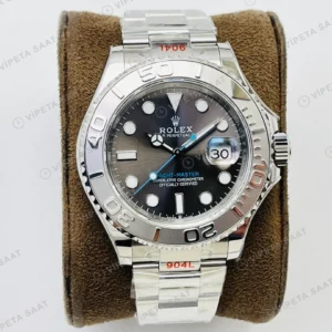 Rolex Yacht-Master Gri Kadran Çelik 40mm Super Clone ETA Eta Saat detay 12