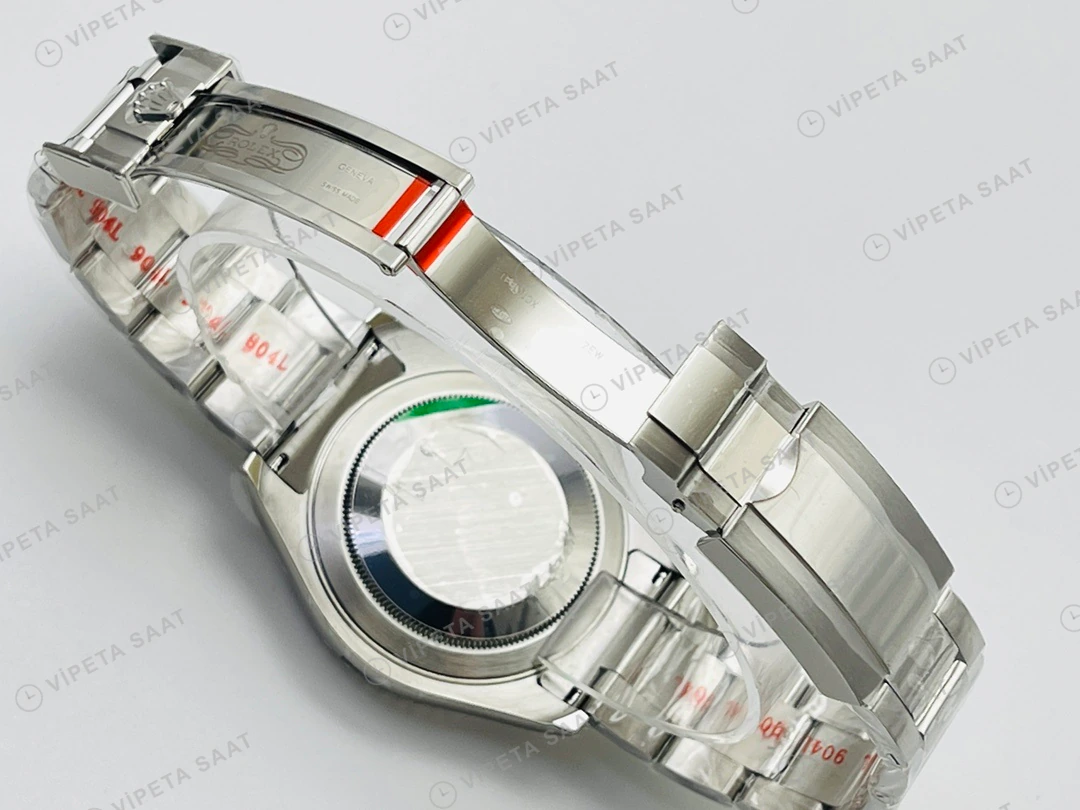Rolex Yacht-Master Gri Kadran Çelik 40mm Super Clone ETA Eta Saat detay 8