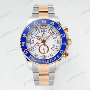 Rolex Yacht-Master 116681 Siyah 44mm Oyster Super Clone ETA Saat karşıdan görünüm