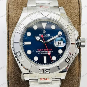 Rolex Yacht-Master Mavi Kadran Çelik 40mm Super Clone ETA Eta Saat detay 13