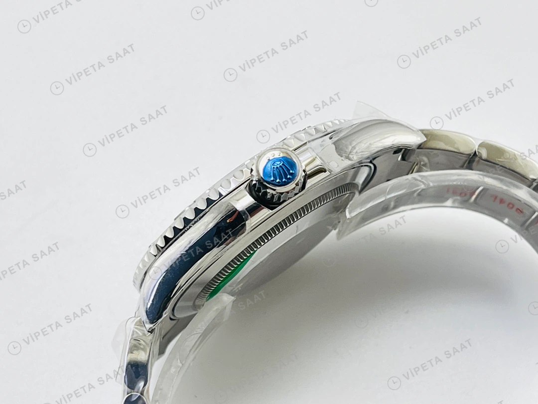 Rolex Yacht-Master Mavi Kadran Çelik 40mm Super Clone ETA Eta Saat detay 4