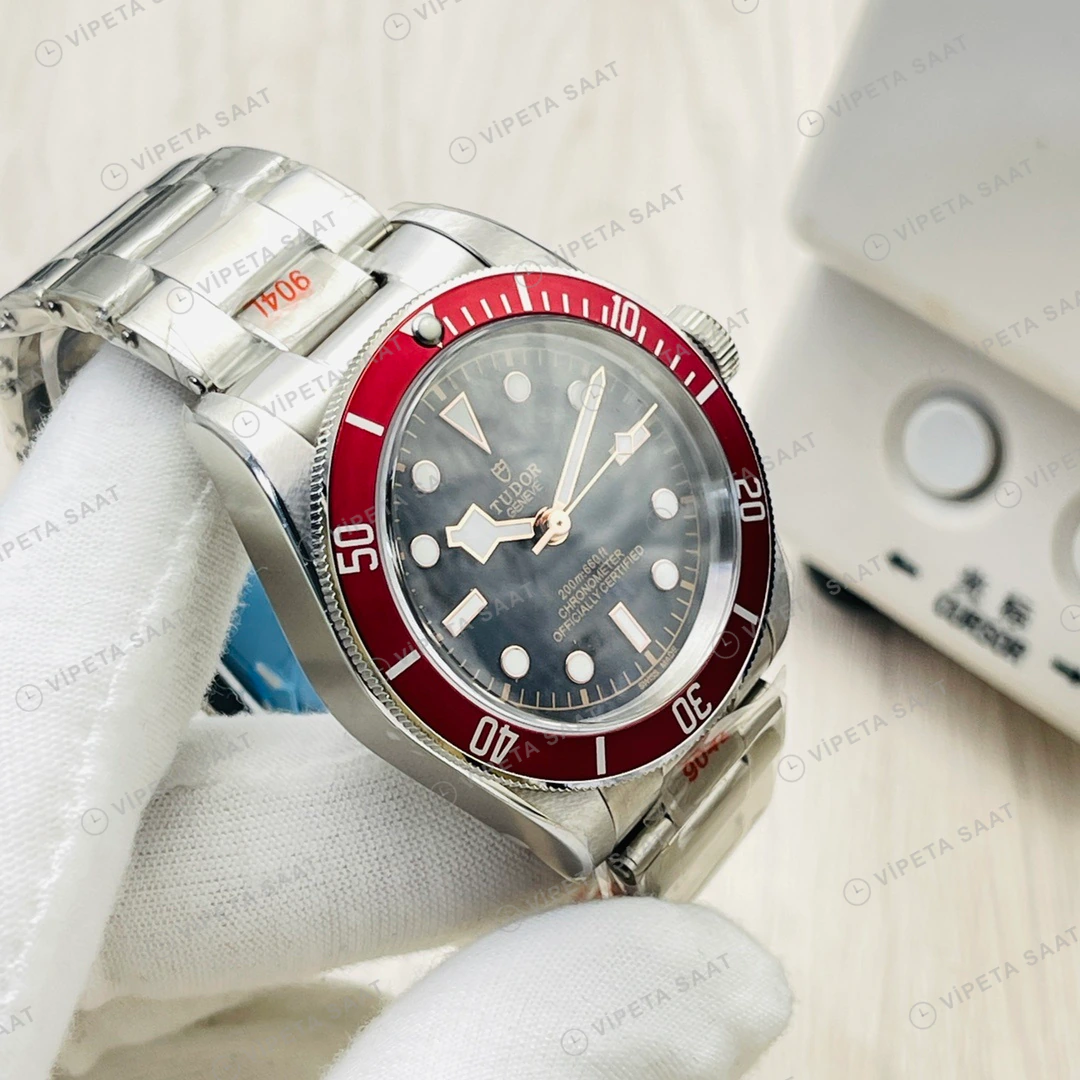 Tudor Black Bay Siyah Kadran Çelik 41mm Super Clone ETA Eta Saat detay 4