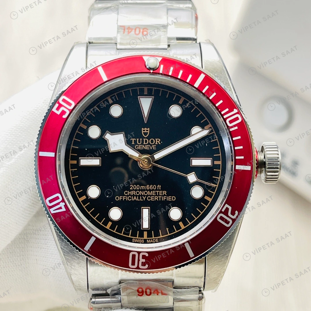 Tudor Black Bay Siyah Kadran Çelik 41mm Super Clone ETA Eta Saat detay 5