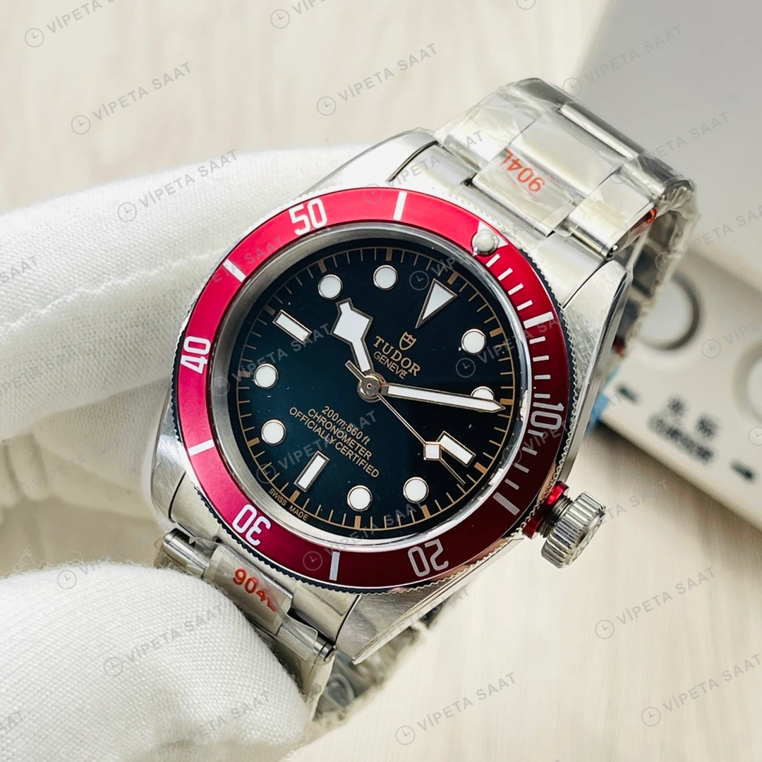 Tudor Black Bay Siyah Kadran Çelik 41mm Super Clone ETA Eta Saat detay 7