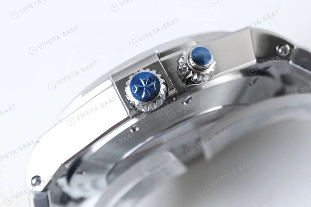 Vacheron Constantin Overseas Dual Time Black Super Clone ETA Saat detay 8