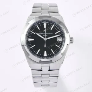 Vacheron Constantin Overseas Dual Time Çelik Kordon Super Clone ETA Saat karşıdan görünüm