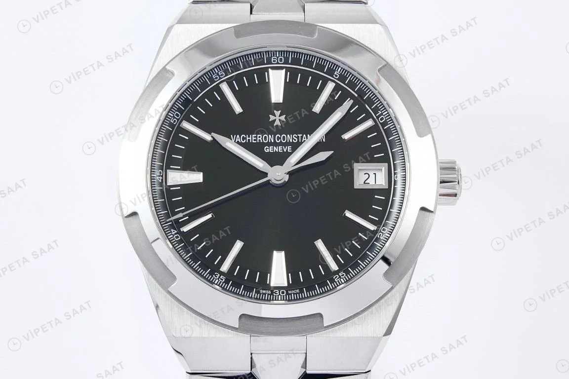 Vacheron Constantin Overseas Dual Time Çelik Kordon Super Clone ETA Saat detay 4