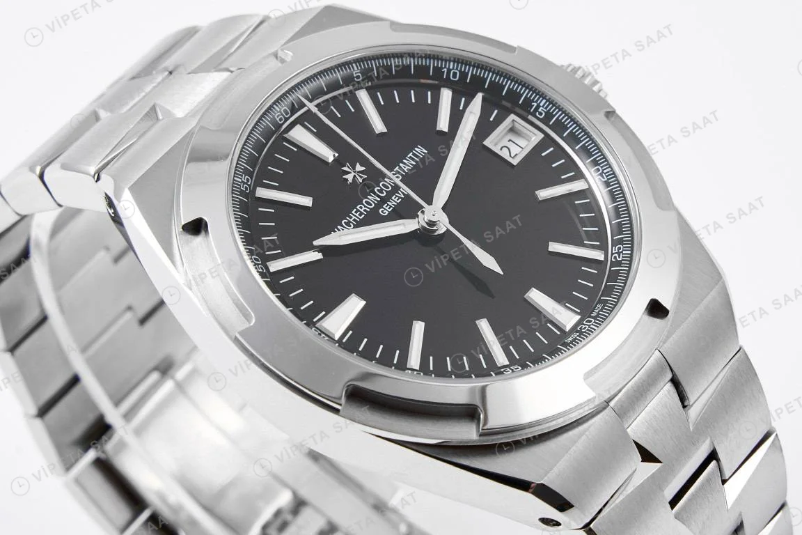 Vacheron Constantin Overseas Dual Time Çelik Kordon Super Clone ETA Saat detay 5