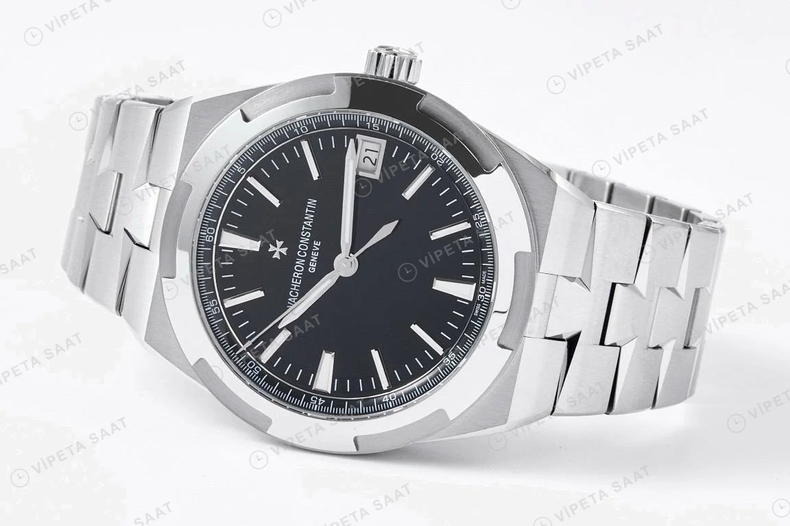 Vacheron Constantin Overseas Dual Time Çelik Kordon Super Clone ETA Saat detay 7