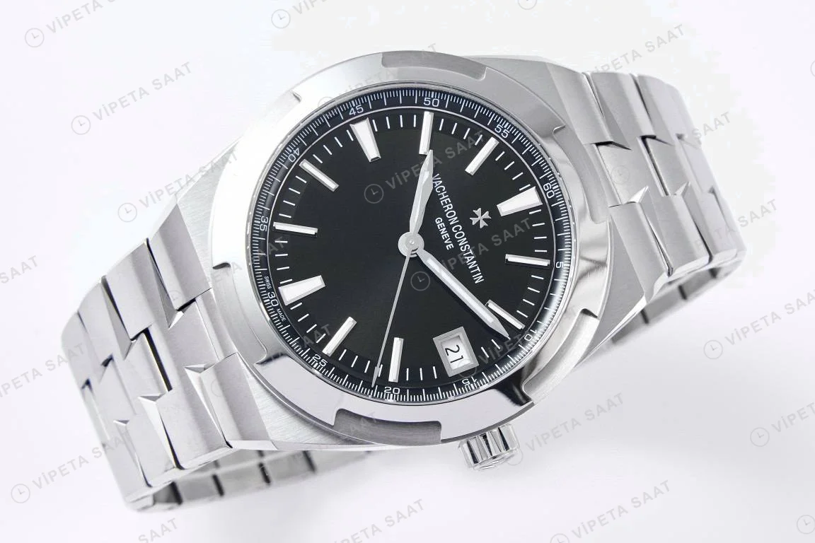 Vacheron Constantin Overseas Dual Time Çelik Kordon Super Clone ETA Saat detay 8