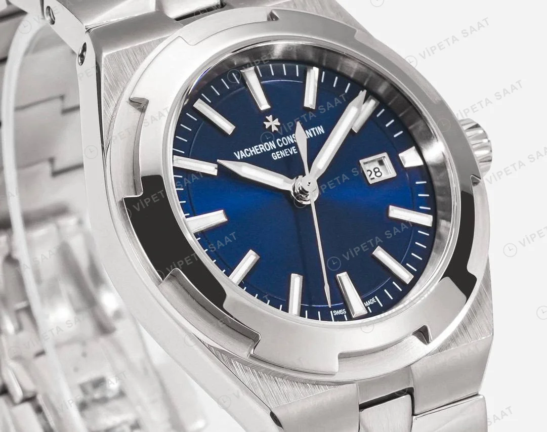 Vacheron Constantin Overseas Dual Time Mavi Kadran Super Clone ETA Saat detay 6