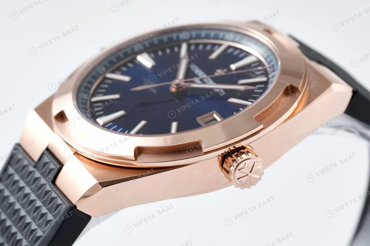 Vacheron Constantin Overseas Dual Time Rose Kasa Super Clone ETA Saat detay 7