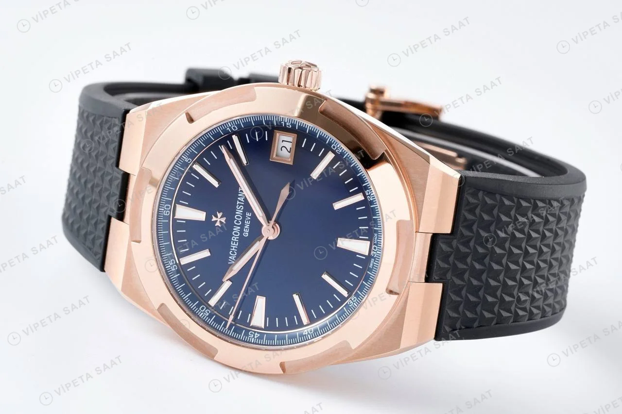 Vacheron Constantin Overseas Dual Time Rose Kasa Super Clone ETA Saat detay 8