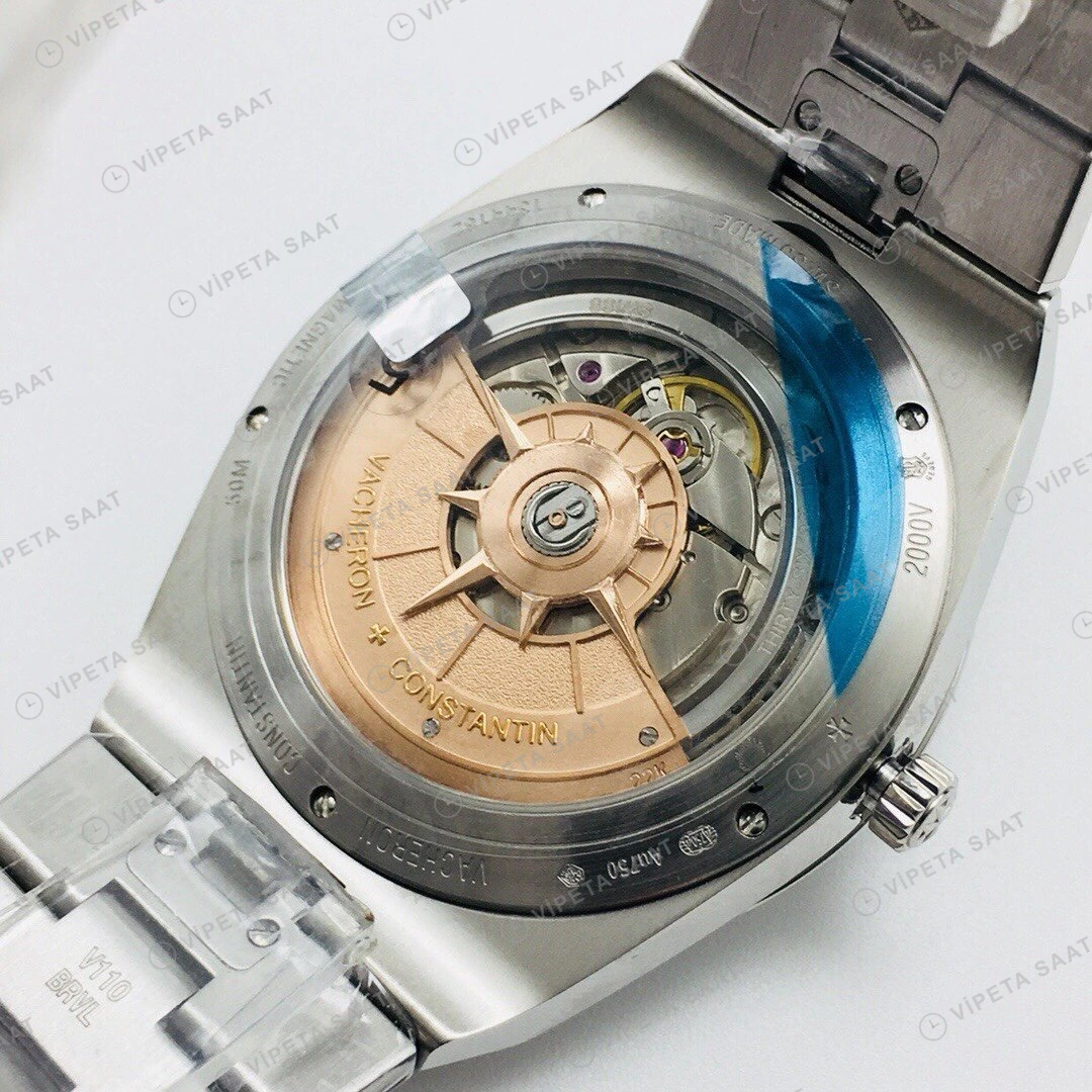Vacheron Constantin Overseas Gri Kadran Çelik Super Clone ETA Eta Saat detay 3