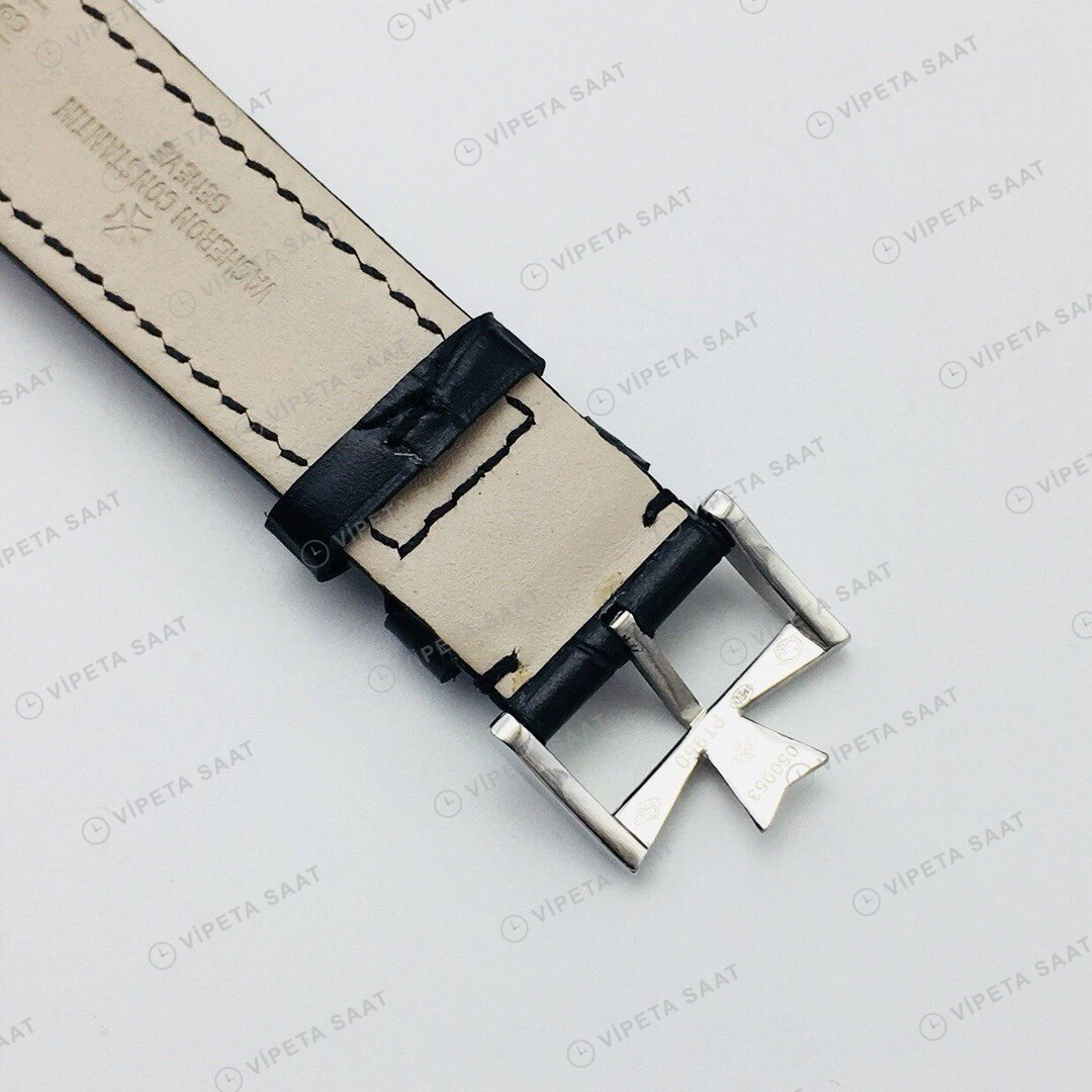 Vacheron Constantin Patrimony Beyaz Kadran Çelik Super Clone ETA Eta Saat detay 4