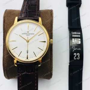Vacheron Constantin Patrimony Beyaz Kadran Gold Super Clone ETA Eta Saat detay 9
