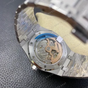 Audemars Piguet GMT-Master II Royal Oak Gümüş Kadran Celik Kordon Super Clone Eta Eta Saat karşıdan görünüm