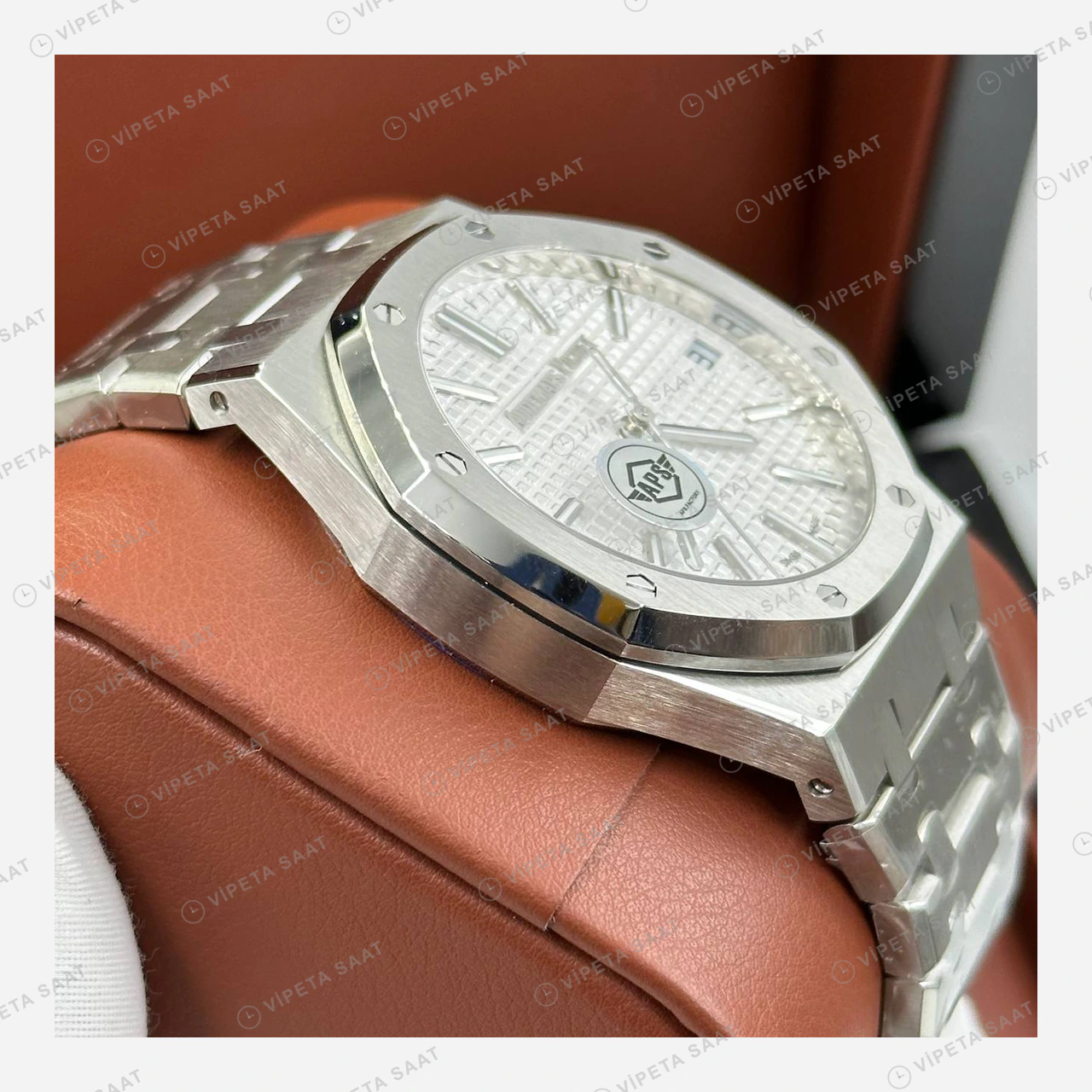 Audemars Piguet Royal Oak Çelik Kordon Klasik Super Clone ETA Eta Saat yan görünüm