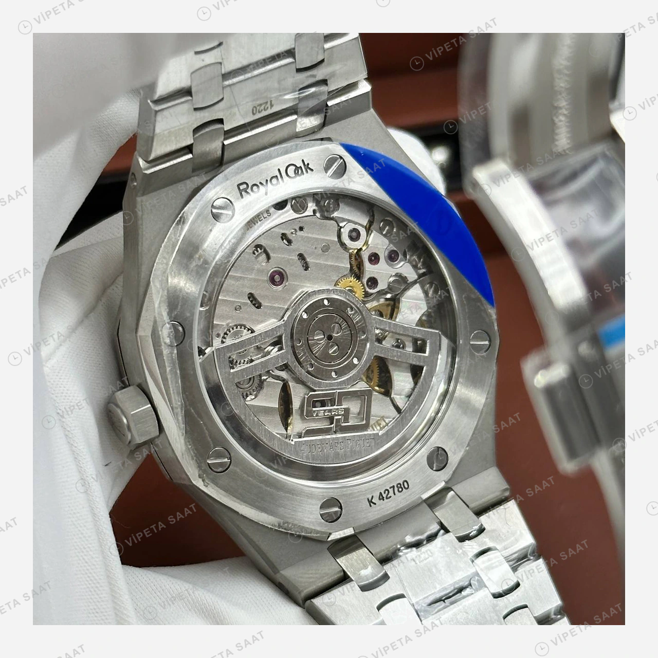 Audemars Piguet Royal Oak Çelik Kordon Klasik Super Clone ETA Eta Saat detay 4