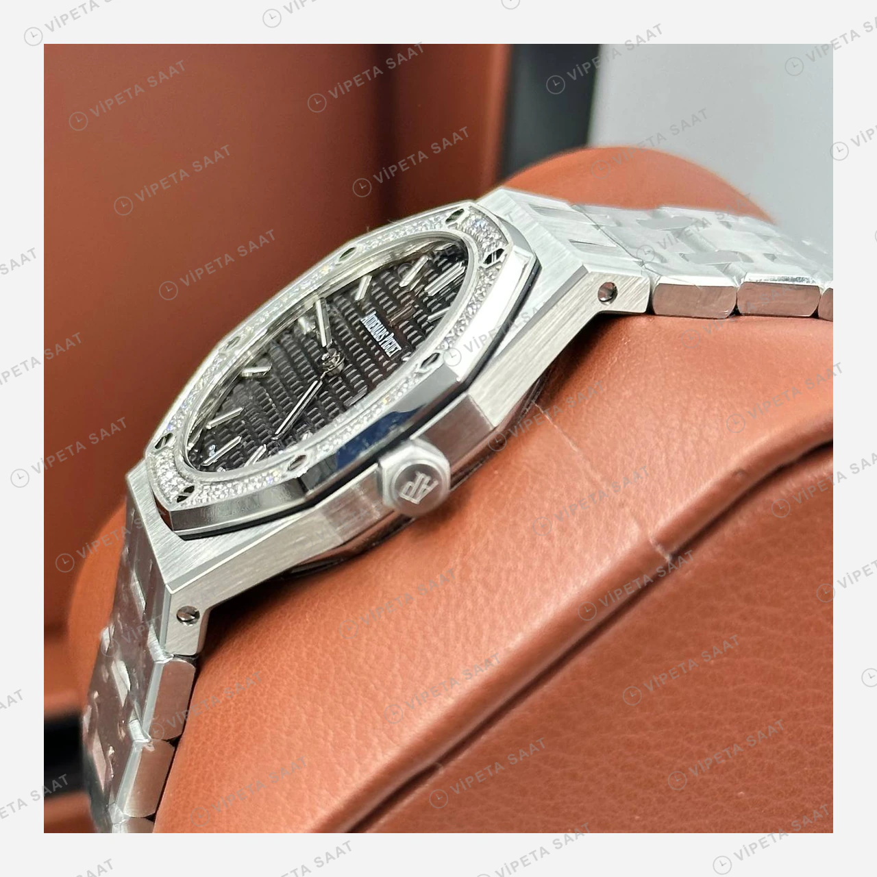 Audemars Piguet Royal Oak Çelik Kordon Şık Super Clone ETA Eta Saat detay 4