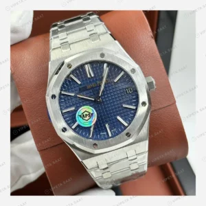 Audemars Piguet Royal Oak Çelik Kordon Zarif Super Clone ETA Eta Saat karşıdan görünüm