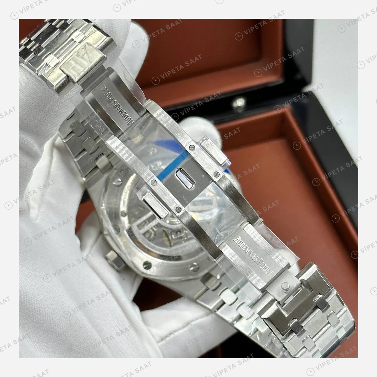 Audemars Piguet Royal Oak Çelik Kordon Zarif Super Clone ETA Eta Saat detay 5