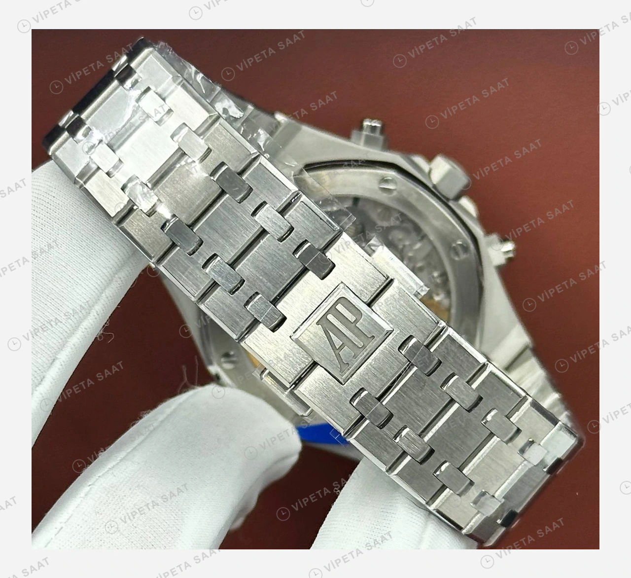 Audemars Piguet Royal Oak Offshore Antrasit Kronograf Çelik Super Clone ETA Eta Saat detay 6