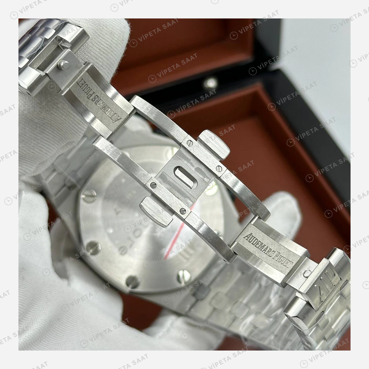 Audemars Piguet Royal Oak Offshore Beyaz Kronograf Çelik Super Clone ETA Eta Saat detay 6