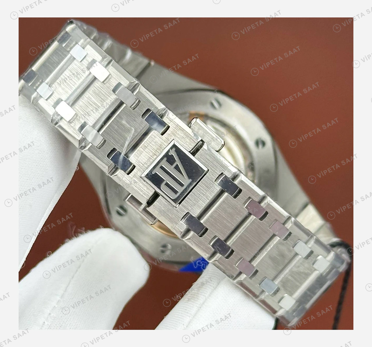Audemars Piguet Royal Oak Offshore Kırmızı Kadran Çelik Dalgıç Super Clone ETA Eta Saat detay 5